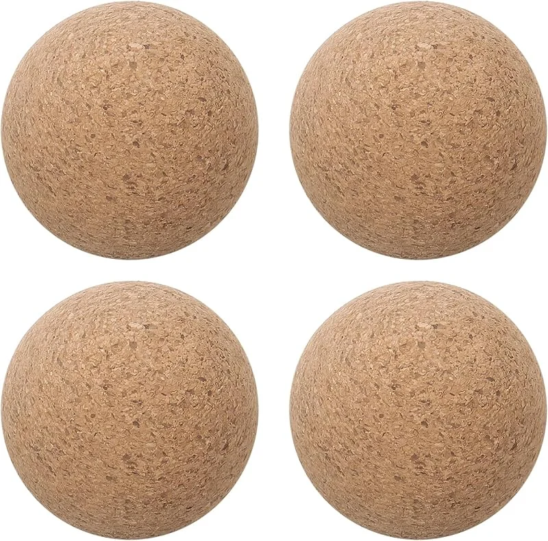 uxcell 4 jarras de vino de bola de corcho, tapón de corcho de madera de 50 mm, tapón de bola de madera, tapones de corcho para decantador de vino, reemplazo de botellas de vidrio — Vino y mesa festiva