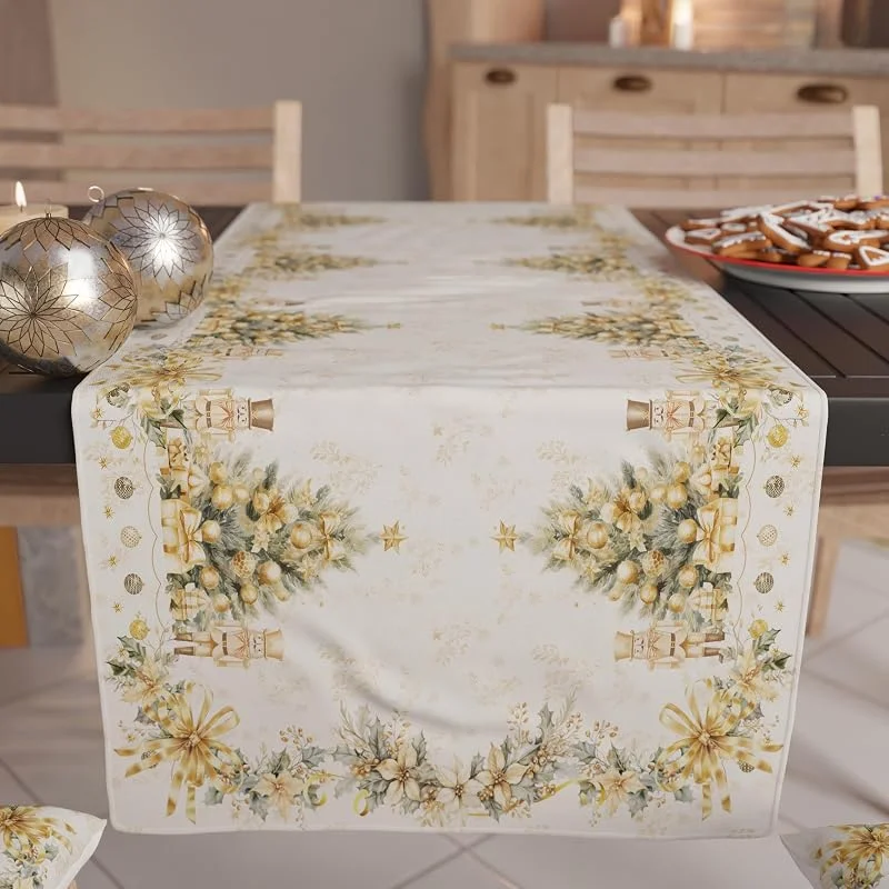 Visita la tienda de PETTI ARTIGIANI ITALIANI Petti - Camino de Mesa Navidad 40x140 cm - Xmas Gold — Hogar y cocina