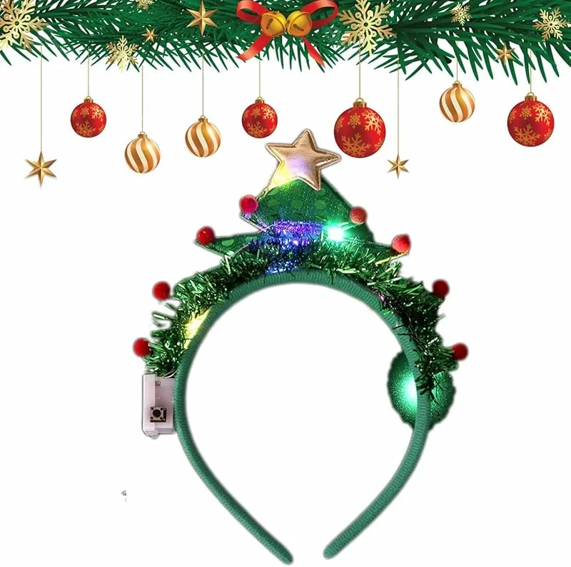 TUKNN Diadema para Navideña, Diadema Navideña, para Navidad Decoración Cabello De Fiestas Navideñas, Decoración Navideña, Regalos — Ropa Navidad