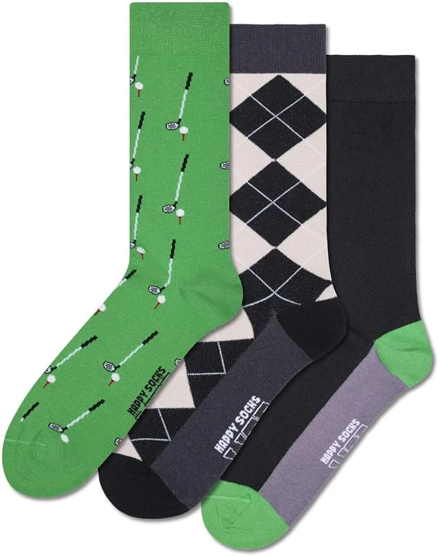 Visita la tienda de Happy Socks Happy Socks Calcetines altos con estampado de coches y vehículos para hombre y mujer, 36-40 y 41-46 — Decoracion Navidad