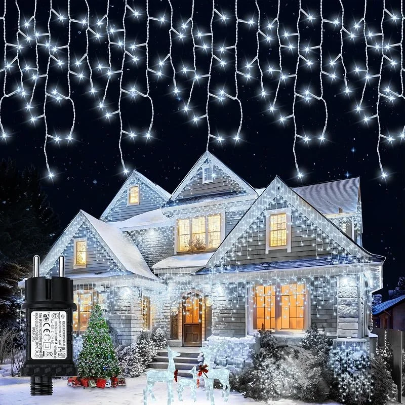 Buudala Luces de Navidad Exterior, 12.8+5M 400 LED Luzes Natal Exterior — Luces Navidad