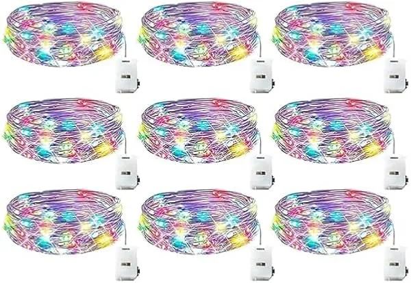 Visita la tienda de LSUO BAOFU Cadena Luces LED 2M 20 LEDs Multicolor IP65 Batería — Decoracion Navidad