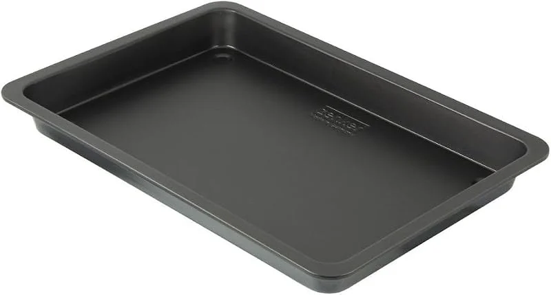 Visita la tienda de Zenker Zenker Bandeja horno universal en acero con revestimiento antiadherente teflón, Rustidera rectangular para asados, Fuente horno, Zenker, 1ud, Bandeja 42x29x4cm — Hogar y cocina