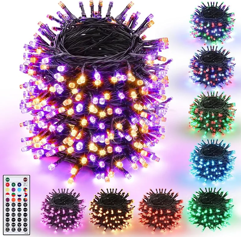Visita la tienda de Joomer Joomer Halloween Guirnarldas Luces Exterior 20M 200 LED Color Ajustable — Luces Navidad