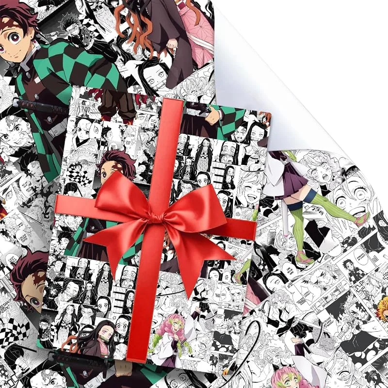 UBBY 5 hojas de papel de regalo Demon de 51 x 75 cm, papel de estraza — Envoltorio regalo
