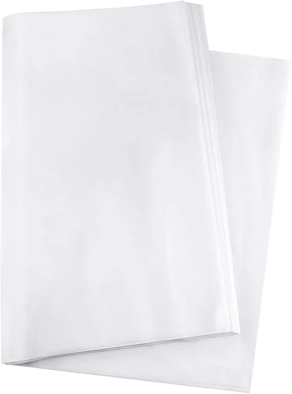 MIAHART 60 Hojas de Papel de Seda Blanco 50 x 35 cm Papel Blanco para el día de San Valentín DIY y Manualidades Bolsas de Regalo Decoraciones — Envoltorio regalo