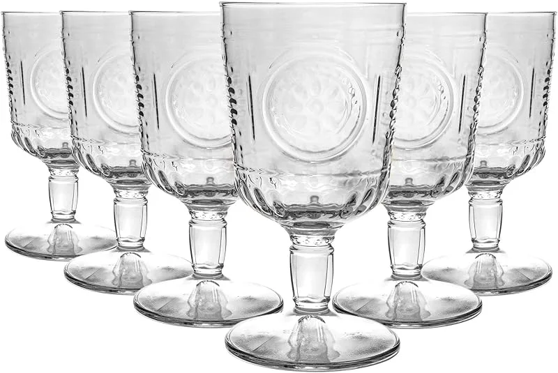 Bormioli Rocco Gafas de vino románticas de Bormioli Rocco - 320ml - Paquete de 6 — Vino y mesa festiva