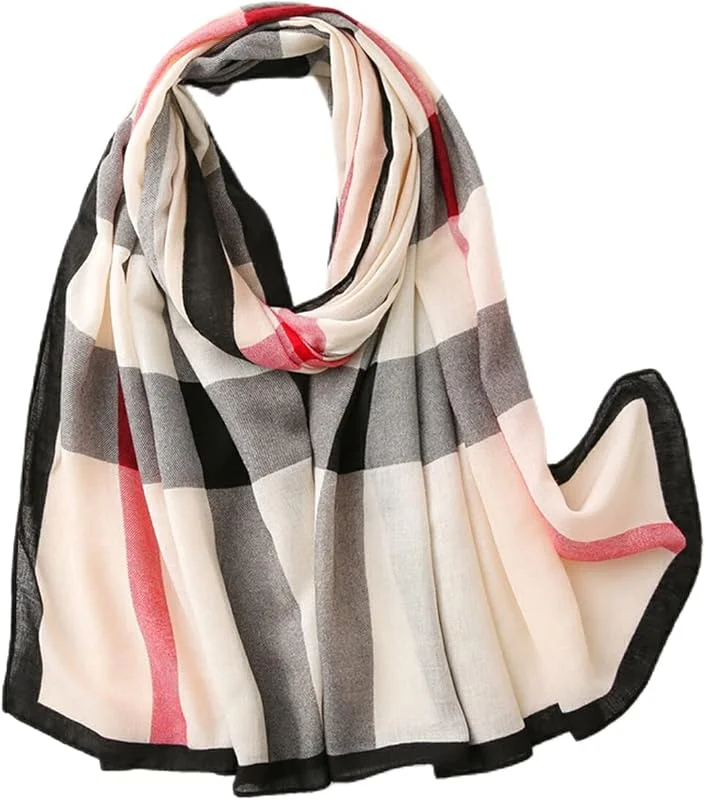 FAIRYGATE Bufandas para mujer invierno lujosa ligera y suave Chales Estolas Fulares Bufanda Pañuelo caliente — Ropa Navidad