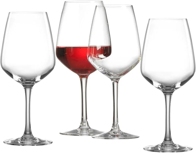 Ritzenhoff & Breker Juego de 4 vasos de borgoña Mambo, 500 ml cada uno — Vino y mesa festiva