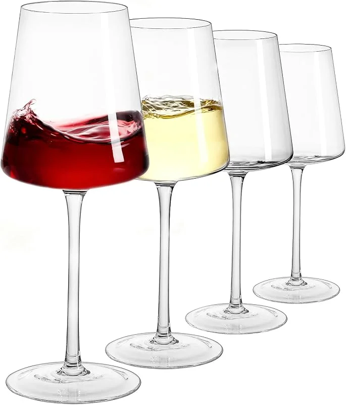 Imourari Juego de copas de vino tinto, 400 ml, sin plomo — Vino y mesa festiva