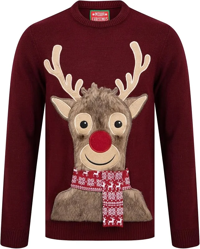 Tokyo Laundry Jersey de Navidad para hombre, diseño de papel de regalo — Ropa Navidad