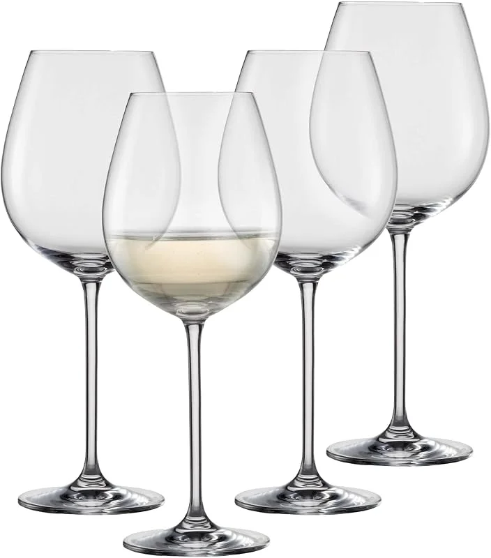 Visita la tienda de Schott Zwiesel SCHOTT ZWIESEL copas de vino Vinos (juego de 4), elegantes copas de vino para vino tinto y blanco, copas de cristal Tritan aptas para lavavajillas, fabricadas en Alemania (art. nº. 130011) — Vino y mesa festiva