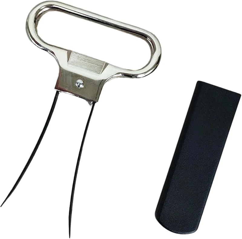 Visita la tienda de Fackelmann Fackelmann Sacacorchos Profesional de Sumiller, Sacacorchos de Láminas con Abridor de Botellas, Duradero y Resistente, Zinc y ABS, 11x5 cm — Vino y mesa festiva