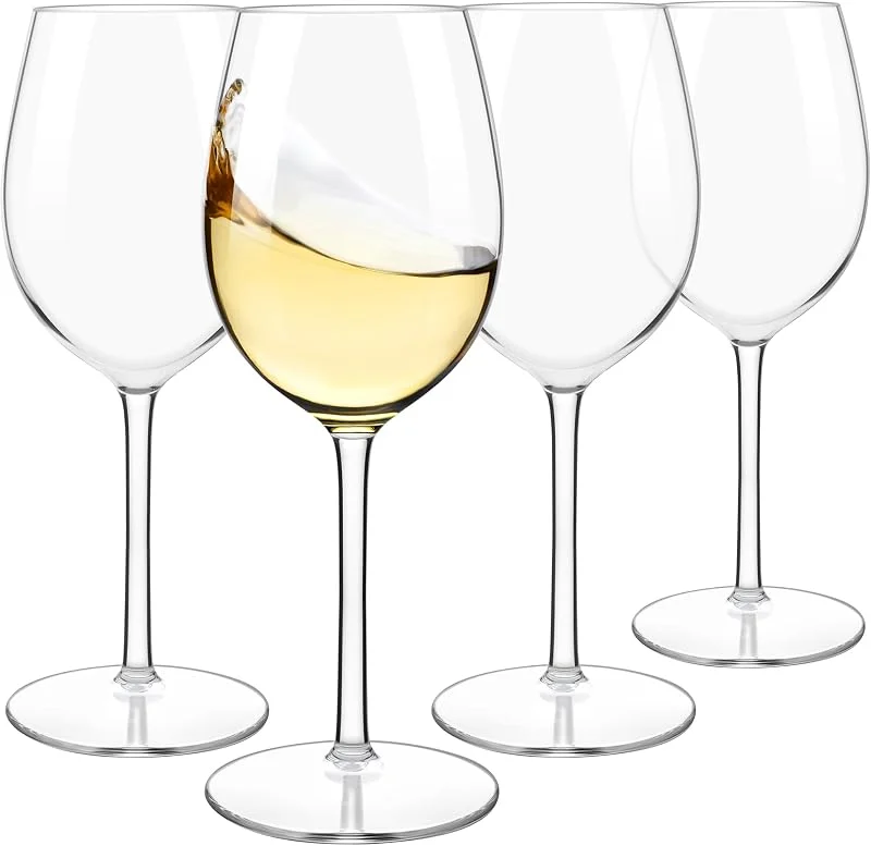 Visita la tienda de HAHASHOW HAHASHOW Irrompibles Copas de Vino Tinto de Plástico Tritan 530 ml Set de 4 — Vino y mesa festiva