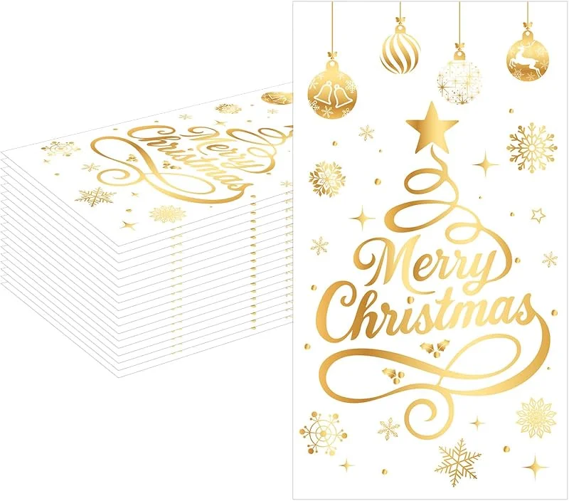 MORAINJAY Paquete de 40 servilletas de Navidad, servilletas de papel de — Adviento y mesa