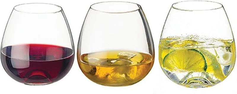 Dartington Crystal Dartington - Lote de 3 Vasos de Globo — Vino y mesa festiva