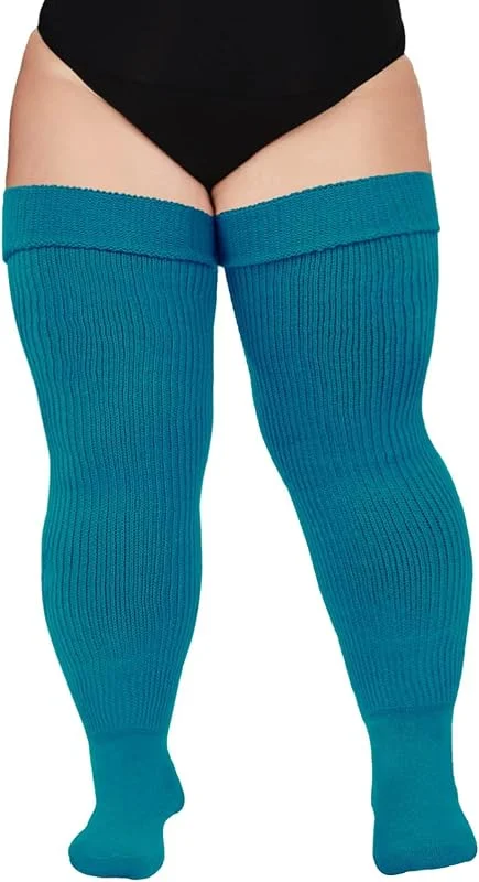 Visita la tienda de Moon Wood Moon Wood Calcetines Altos Mujer hasta el Muslo con Liguero Medias Gruesas sobre la Rodilla Tamaño Grande Halloween Cospaly — Ropa Navidad