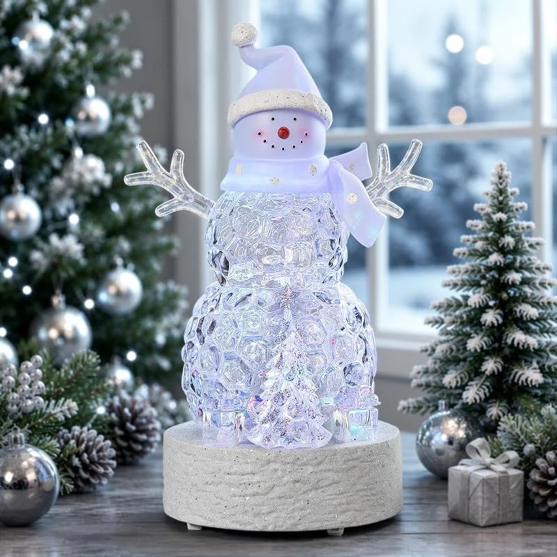 Visita la tienda de Lewondr Lewondr Figuritas Navideñas, Decoraciones De Muñeco Nieve Luminoso — Decoracion Navidad