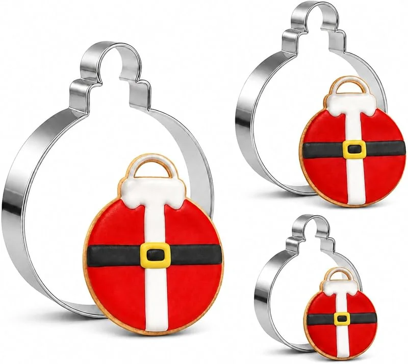 Keepatyart Cortadores bola de Navidad, set de 3 de acero inoxidable — Hogar y cocina
