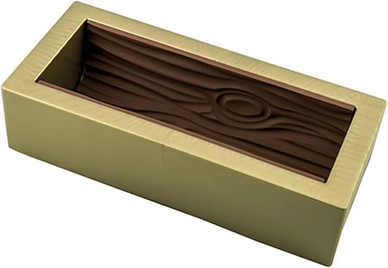 Visita la tienda de silikomart silikomart, KIT MAGIC WOOD, Set con Molde de Silicona para Tronchetto + Tapete de Silicona, Antiadherente, Diseño 3D, 296 x 130 mm, h 72 mm, Volumen 1300 ml, Made in Italy — Hogar y cocina
