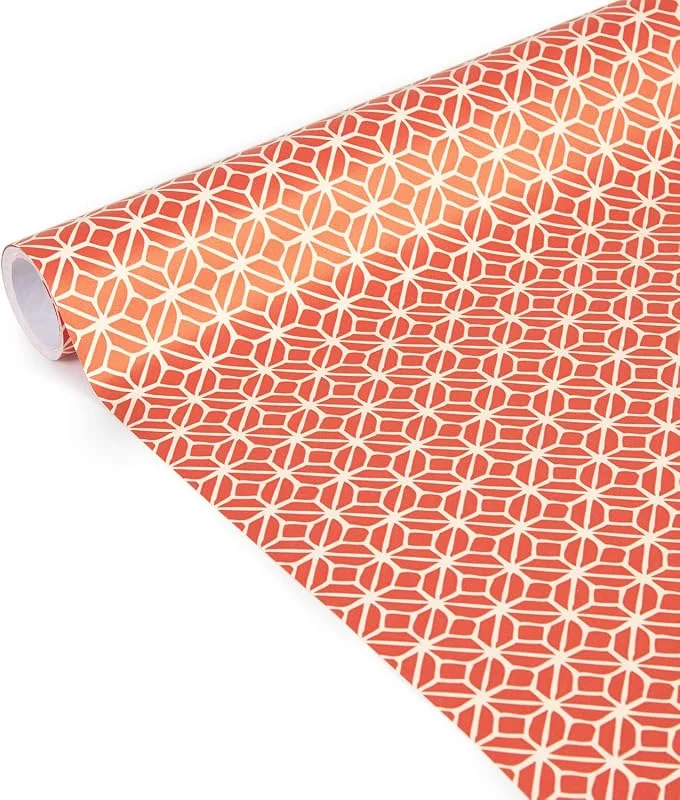 Clairefontaine 223863C Tiny Rolls - Rollo de papel de regalo (5 m x 35 cm, 80 g), diseño cuadrado — Envoltorio regalo
