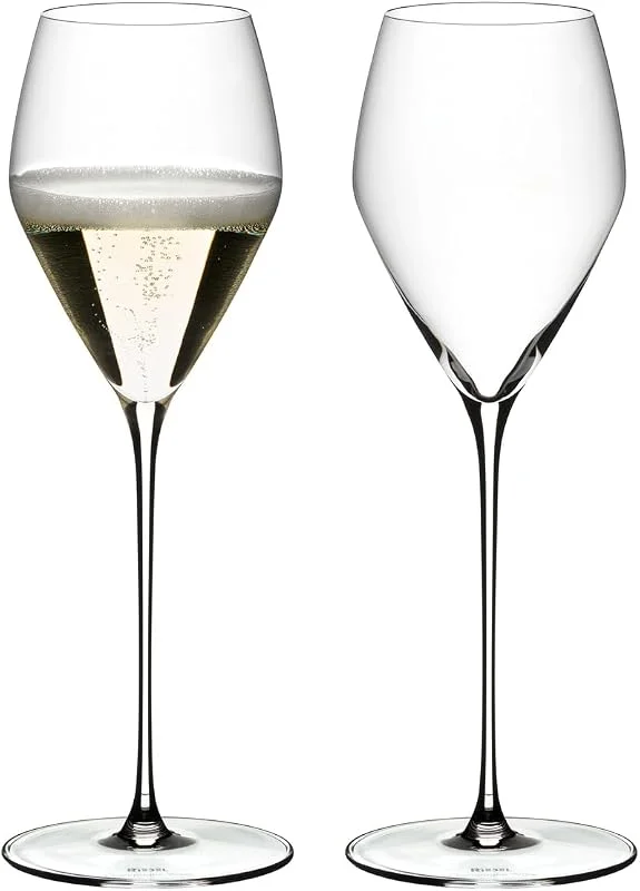 Riedel Veloce - Juego de 2 copas de vino de champán — Vino y mesa festiva