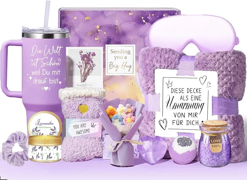 TDDKFB Regalos para mujeres, juego de regalo para mujeres mejor amiga — Vino y mesa festiva