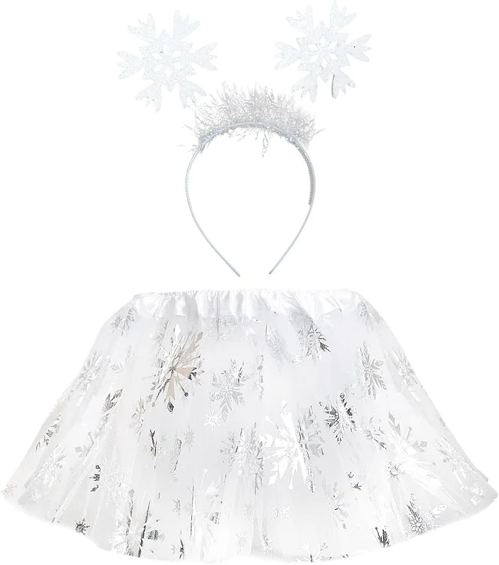 Visita la tienda de Carnavalife Carnavalife Diadema navidad con falda Tutú para adolescentes de tul con brillo, Disfraz navideño pack árbol navideño reno, para Navidad, escolar, fiestas y fotos — Ropa Navidad