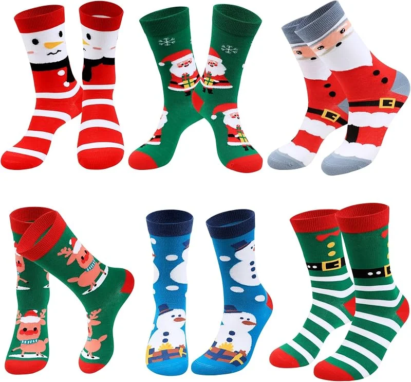Lounwee Calcetines de Navidad B 1 Mujer — Decoracion Navidad