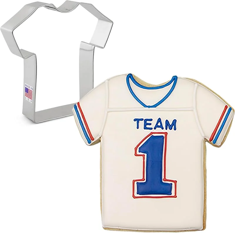 Visita la tienda de Ann Clark Cookie Cutters Ann Clark Cookie Cutters Cortador de galletas camiseta, camiseta deportiva, uniforme médico grande - 11, 5 cm - Acero fabricado en EE. UU. — Hogar y cocina