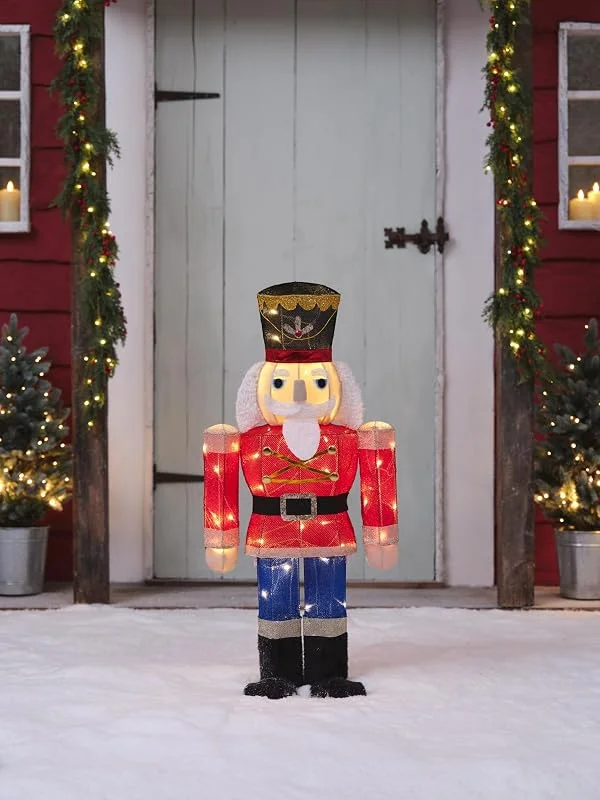 Visita la tienda de Lights4fun Lights4fun - Figura de Cascanueces para Exteriores — Decoracion Navidad