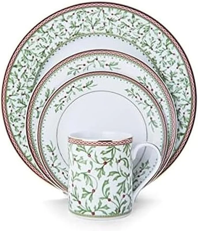 Visita la tienda de Mikasa Mikasa Holiday Traditions - Juego de vajilla con tazas (16 piezas) — Adviento y mesa