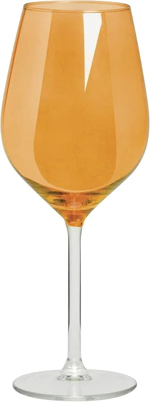 Visita la tienda de Excelsa Excelsa Scratch Copa Color Wine cl 50, Vidrio, Naranja, 7 x 7 x 23 cm — Vino y mesa festiva
