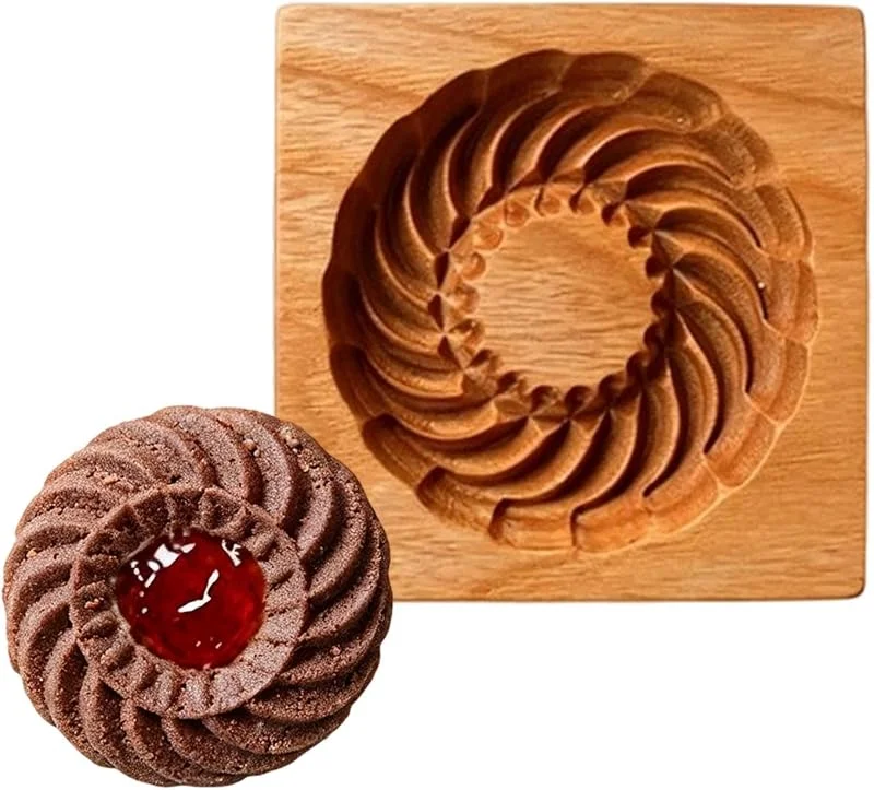 Genérico Sello Prensa Galletas Herramientas repostería y corte DIY con relieve 3D — Hogar y cocina