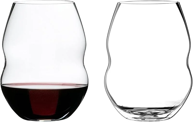 RIEDEL Swirl - Copa de vino, 2 unidades ( ), transparente — Vino y mesa festiva