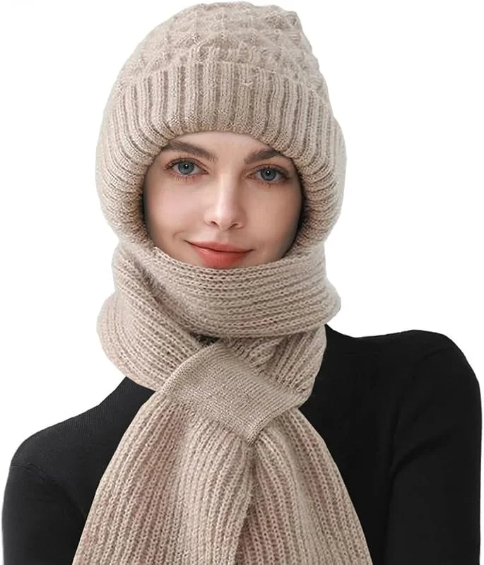 Visita la tienda de CheChury CheChury Gorro Bufanda Set Mujer Invierno Termicos Conjunto Set de Bufanda y Gorro de Punto Calentar Beanie Sombrero Gorras Bufanda Suave Invierno Regalos Mujer Sombrero de Invierno Gorras Con Bufanda — Ropa Navidad