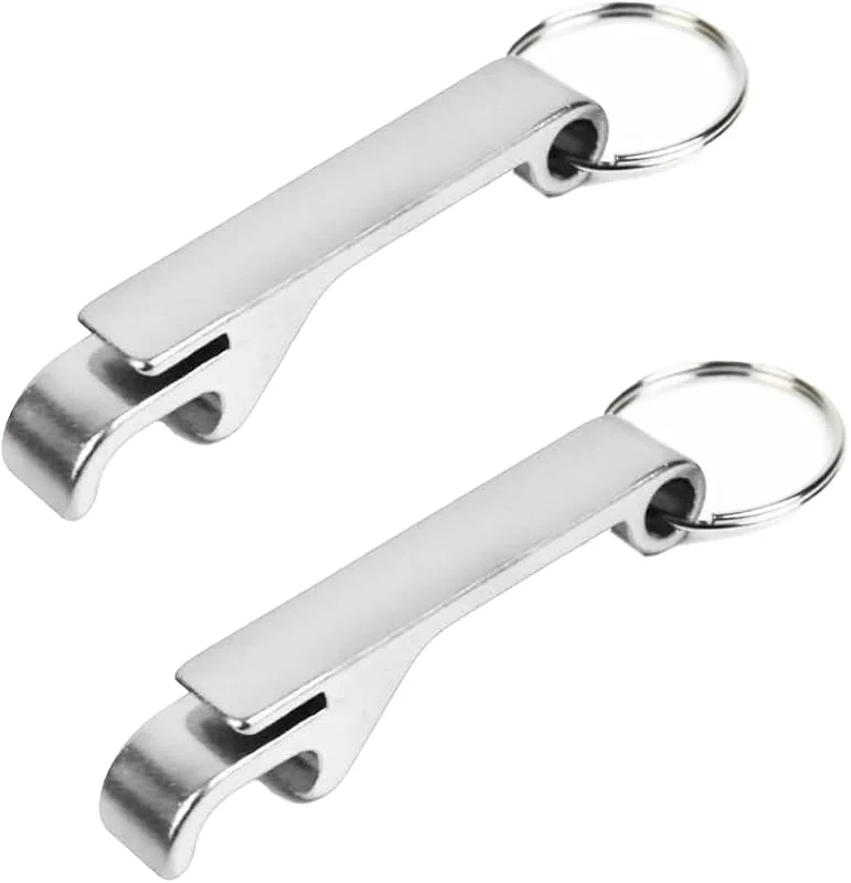 FYACCD Llavero Abridor De Botellas, 2 Pcs Abridor de Cerveza Aluminio, Llaveros Abrebotellas con Anilla, Bolsillo Pequeño Bar Pinza para Bebidas, Llavero Abridor Cerveza, para Cerveza De Jugo Beber — Vino y mesa festiva
