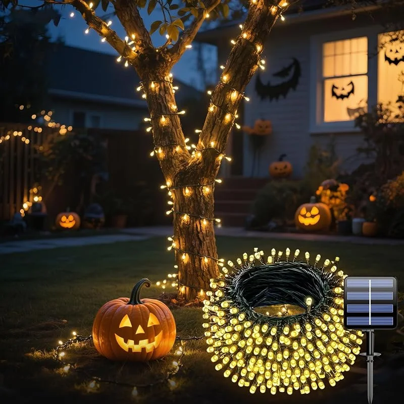 Visita la tienda de Electight 200 LED Guirnaldas Luces Exterior Solar, Electight Guirnalda Luces Solares — Luces Navidad