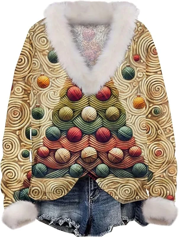 Generic HUIFUAO - Sudadera de Navidad para mujer, suéter de Navidad para mujer, suéter de Navidad para mujer, suéter de Navidad para mujer — Ropa Navidad