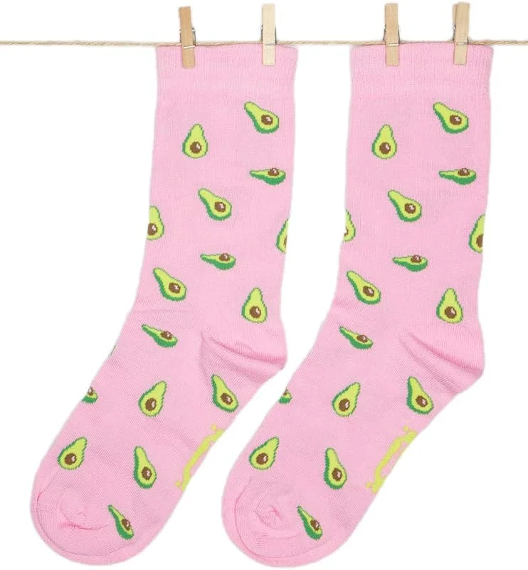 Visita la tienda de Roits Calcetines Aguacates Rosas Dibujos Divertidos Originales Mujer — Ropa Navidad