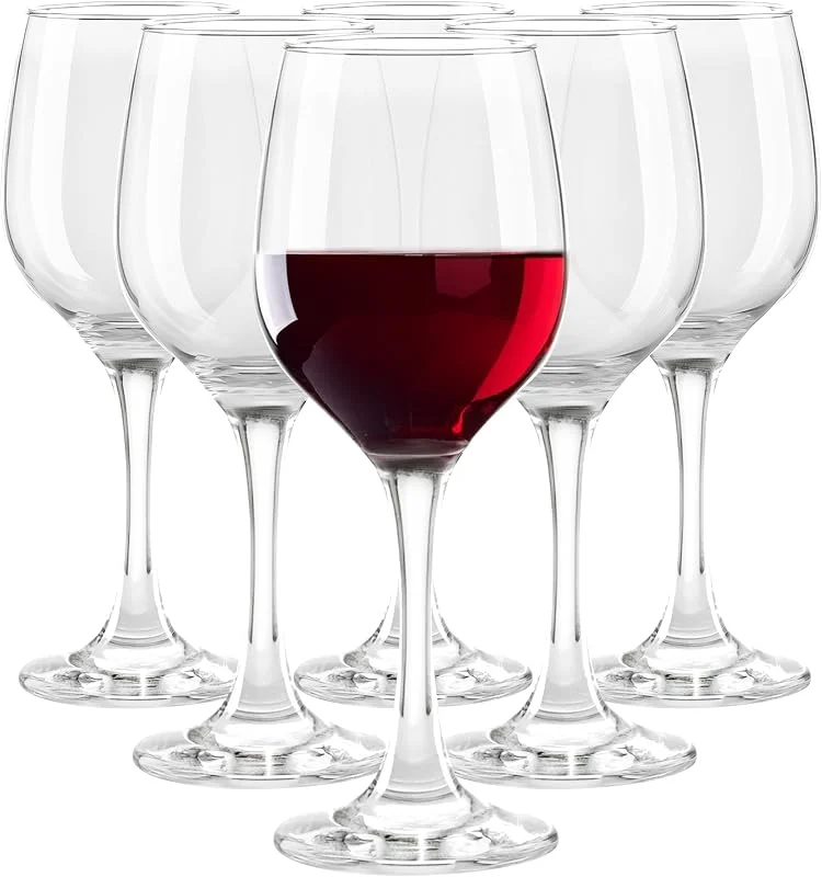 Visita la tienda de Glasmark KROSNO 1992 Glasmark KROSNO 1992 Juego De 6 Copas De Vino De 0, 25 L Vino Tinto Y Blanco Aptas Para Lavavajillas Transparente 6 x 250 ml — Vino y mesa festiva