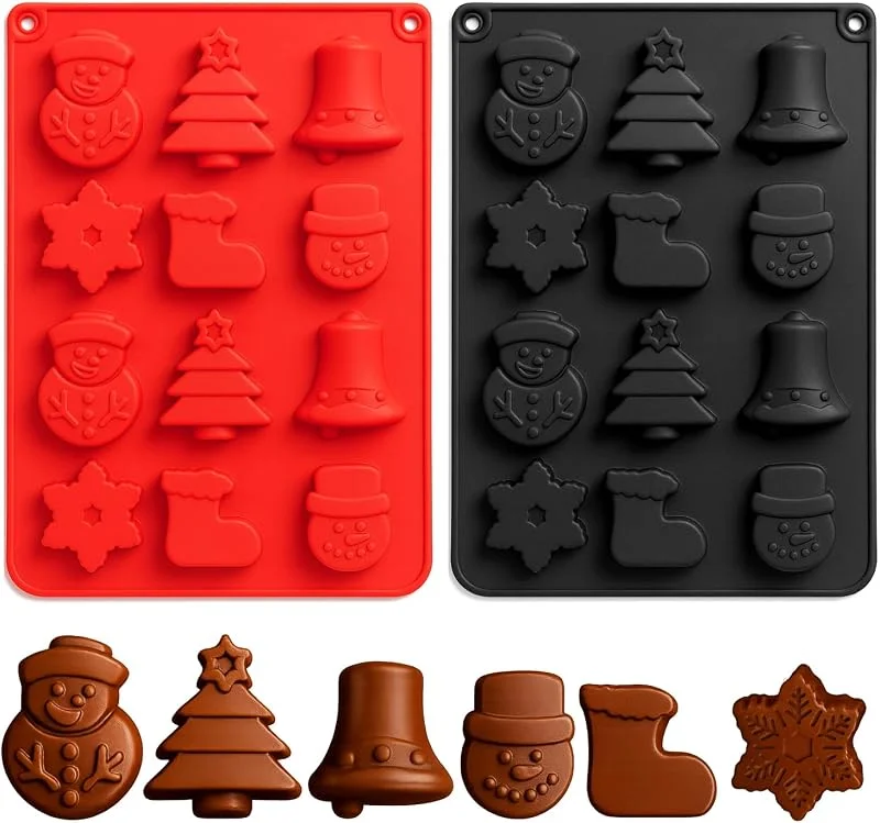 Visita la tienda de com-four COM-FOUR® 2x Moldes de silicona para chocolates, Moldes de bombones — Hogar y cocina