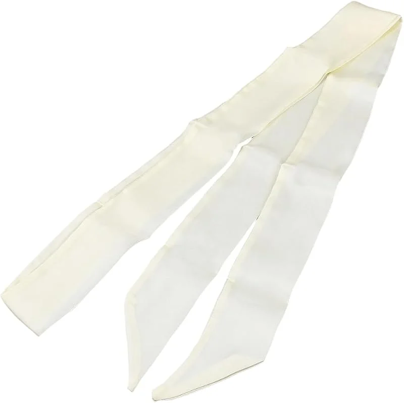 Visita la tienda de GORGECRAFT GORGECRAFT 2 pieza de Bufanda Delgada de Color Sólido Pañuelo Largo Puro de Satén Beige Corbata Cinturón Cinta Faja Pañuelo para el Pelo para Mujer Camisas Vaqueros Vestidos Accesorios Asa para Bolso. — Ropa Navidad
