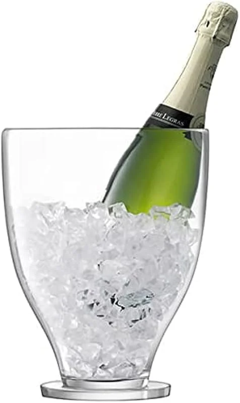 LSA International Epoque Champagne Bucket H26.5cm Transparente — Vino y mesa festiva
