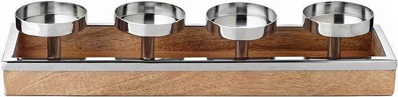 Visita la tienda de EDZARD EDZARD Candelabro de Adviento Lille (L 45 cm), mango y acero — Adviento y mesa
