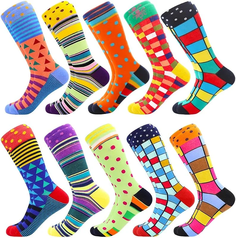 Visita la tienda de BONANGEL BONANGEL Calcetines Funky para Hombre, Calcetines Navideños Hombre 39-46 — Decoracion Navidad