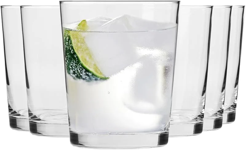 Visita la tienda de Krosno Krosno Vasos de Agua, Juego de 6, 300 ml, Colección Pure — Vino y mesa festiva