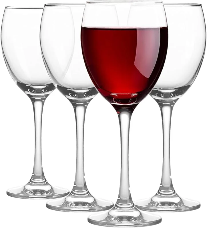 Visita la tienda de Glasmark KROSNO 1992 Glasmark KROSNO 1992 Juego de 4 copas de vino, 300 ml, copas de vino blanco, tinto, agua, postre, cóctel, aptas para lavavajillas — Vino y mesa festiva
