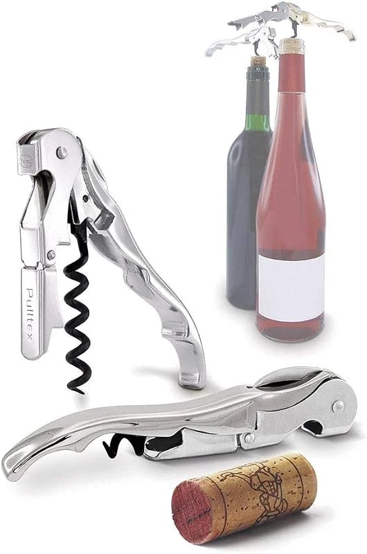 Pulltex Pulltap's Classic Luxe Silver Plated Sacacorcho — Vino y mesa festiva