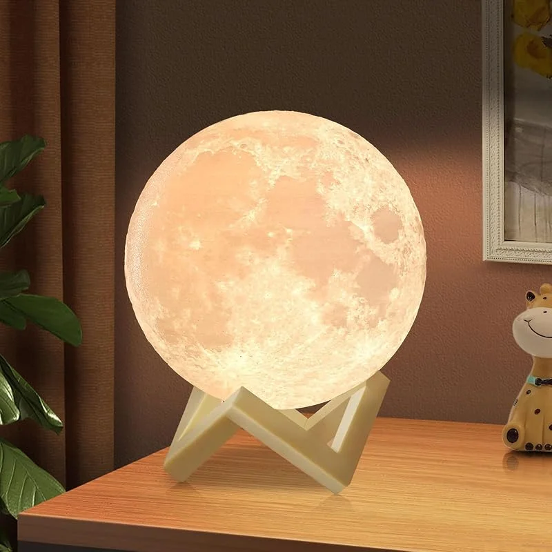 ACED Lampara luna lampara 2026 Actualización 128 Color, 15CM — Cena a la luz de velas